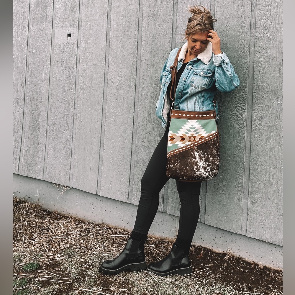 Cowhide & Pendleton Purse